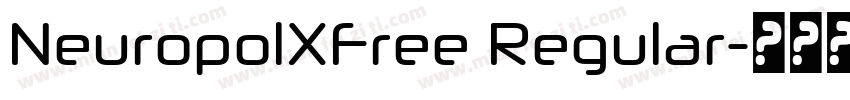 NeuropolXFree Regular字体转换